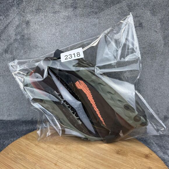 Nike ISPA React Runner Shoes Mens Size 5 Olive Black Orange AR8555-200 - Picture 11 of 11